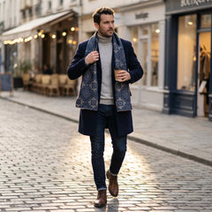 Black Luxury Scarf | Handwoven Artisan Crafted