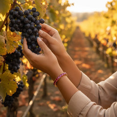 Bracelet de tennis Princess Lab Rose Red Ruby en vermeil d'or jaune 18 carats