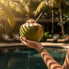 Prinzessin (4 mm) Tennisarmband mit laborgeprüftem sambischem Smaragd in 18 Karat Gelbgold-Vermeil