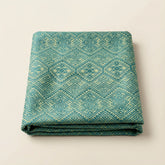 Teal Luxury Scarf | Handwoven Artisan Crafted