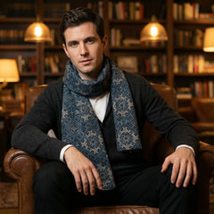 Black Luxury Scarf | Handwoven Artisan Crafted