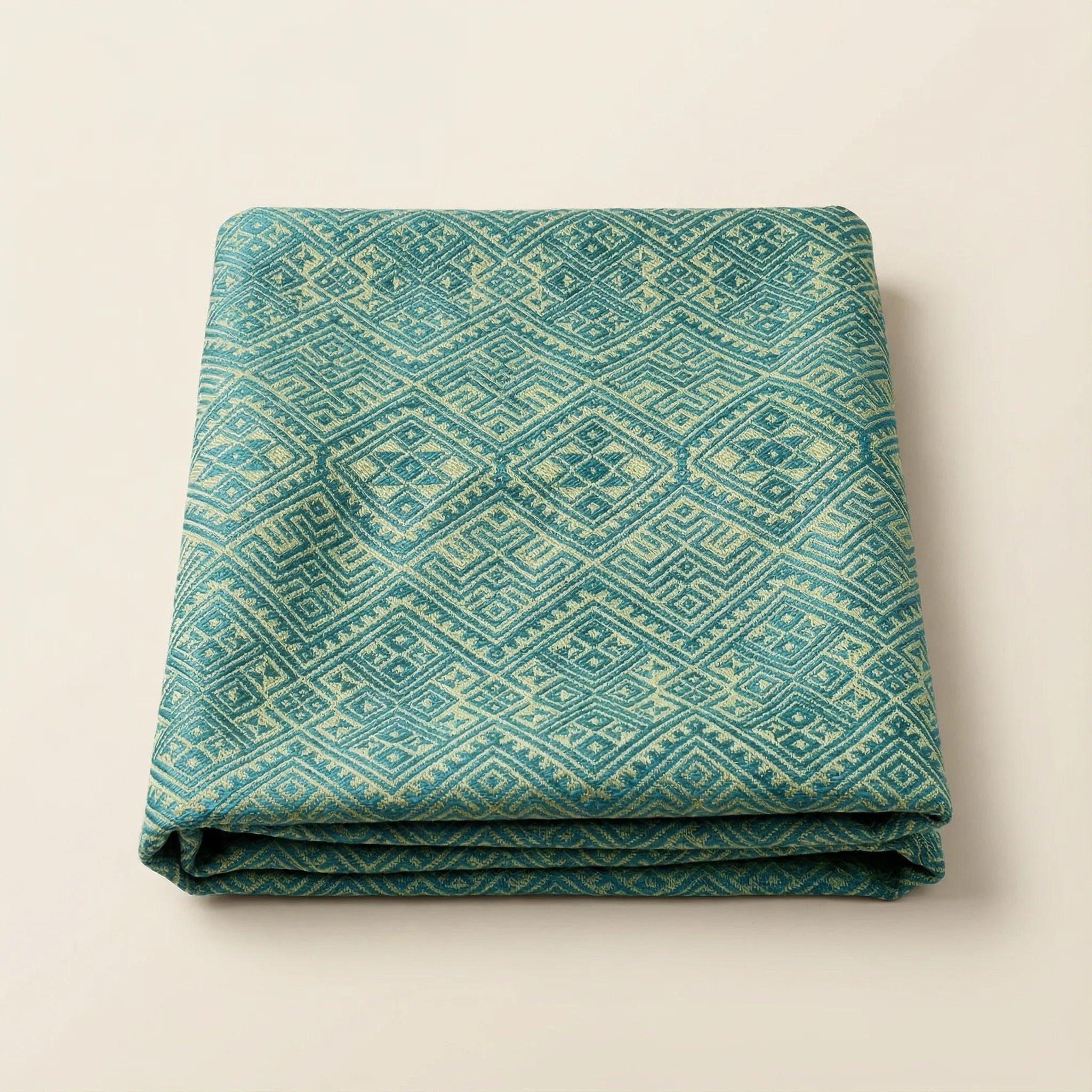 Teal Luxury Scarf | Handwoven Artisan Crafted